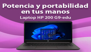 Laptop HP 200 G9 con precio exclusivo para docentes.
