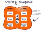 Opera y compara.