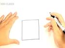 Como dibujar un cubo paso a paso. Dibujo fácil