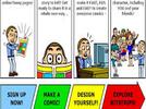 Tools for making comics