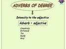 Adverbs of degree