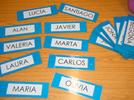 Actividades para escribir el nombre