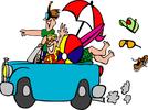 Image to illustrate transportation in a fun way.