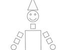 Dibujo de figuras geométricas para colorear