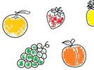 Coloreando las frutitas