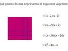 Actividades de multiplicación de binomios con modelos geométricos