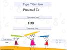 Certificate template