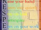 Classroom Rules Poster examples