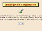 Interrogación y exclamación