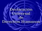 Declaración universal de los derechos humanos