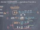Convertir un número decimal periódico a fracción