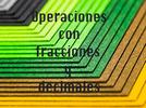 Operaciones con fracciones y decimales