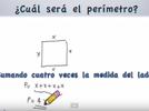 Explicación del significado de fórmulas geométricas, al considerar las literales como números generales con los que es posible operar