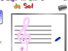 Dibuja la clave de sol
