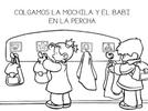 Normas de clase para colorear